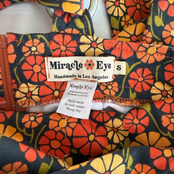 Miracle Eye Handmade Floral Overalls - Picture 1 of 5